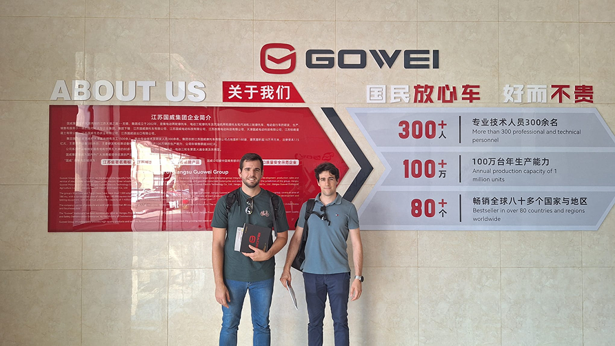 Seven Export en la fábrica de GoWei en China