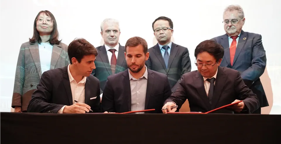 Reunión comercial en China